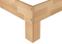 Doppelbett mit �berl�nge 180x220 Kingsize-Ehebett Buchenholzbett ohne Rollrost 60.86-18-220 oR