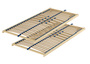 70.32-09 FV DP Federholzrahmen Lattenrost 90x200 cm Kopfteil verstellbar - Doppelpack