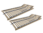 70.32-09 FV DP Federholzrahmen Lattenrost 90x200 cm Kopfteil verstellbar - Doppelpack