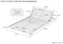 70.32-10-190 FV Federholzrahmen Lattenrost 100x190 cm Kopfteil verstellbar