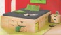 Funktionsbett Claas mit Bettk�sten + Nachtkonsolen 180x200 Massivholz Kiefer 99.30400650