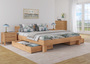Bettkasten zweiteilig aus Buche als Staukasten f�r unsere Betten - Buche farblos lackiert 90.10-BS32