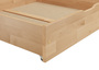 Bettkasten zweiteilig aus Buche als Staukasten f�r unsere Betten - Buche farblos lackiert 90.10-BS37