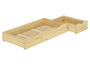 Bettkasten Staukasten f�r Betten 80x200 2-teilig Kiefer massiv 90.10-S5-2