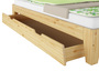 Bettkasten f�r Doppelbetten - 3-teilig - Kiefer Natur - 90.10-S8