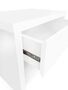 Nachttisch Buche wei� Nachtk�stchen Bettkommode Nachtschrank mit Schublade 90.20-K39W