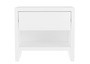 Nachttisch Buche wei� Nachtk�stchen Bettkommode Nachtschrank mit Schublade 90.20-K39W