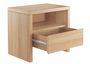 Bettkommode Buche ge�lt mit Schublade unten 90.20-K42-ge�lt