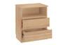 Nachttisch Schubladenkommode mit zwei Ausz�gen Buche 90.20-K45