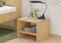 Nachttisch Kiefer massiv modernes kubisches Nachtk�stchen in offener Form 90.20-K5