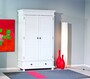 Kleiderschrank Danz Dielenschrank Massivholz wei� 99.20900130