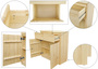 Sideboard Holzkommode mit 2 Schubladen u. 2 T�ren Kiefer natur 90.50-21