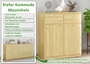 Sideboard Holzkommode mit 2 Schubladen u. 2 T�ren Kiefer natur 90.50-21