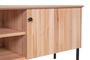 Lowboard Medienschrank Holzschrank 158x41x54 mit 2 T�ren Kernbuche massiv 90.51-13-158