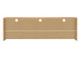 Fernsehboard TV-Element Lowboard TV-Schrank 160x44x50 Buche lackiert 90.51-16