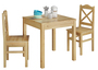 Gem�tliches Tisch-& Stuhlset Kiefer massiv Esszimmerm�bel 90.70-50 A -Set 20