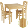 Esszimmergruppe mit Tisch und 2 St�hle Kiefer natur Massivholz 90.70-50 C -Set 20