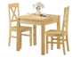 Stuhl- und Tischgruppe mit Esstisch und 2 St�hlen Kiefer Massivholz 90.70-50 C -Set 23