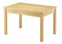 Tisch 75x120 Esstisch Massivholz Beine Rille Senkrecht 90.70-51C 