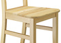 Kchenstuhl Massivholzstuhl Esszimmerstuhl Kiefer Stuhl Eris 90.71-01-D Set 