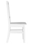 Wei�er K�chenstuhl Massivholzstuhl Esszimmerstuhl Stuhl Eris Kiefer 90.71-01-DW Set 