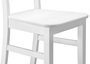 Wei�er Stuhl Eris K�chenstuhl Massivholzstuhl Esszimmerstuhl Kiefer 90.71-01 W 