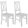 K�chenstuhl Doppelpack Massivholzstuhl Esszimmerstuhl Kiefer 2 St�hle 90.71-23-DW