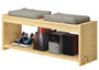 Sitzbank K�chenbank Schuhbank Kiefer massiv Holzbank 120x45x35 90.71-40