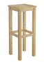 Barhocker Kiefer Massivholz Tresenhocker w�hlbar in 60cm oder 80cm V-90.71-44-45