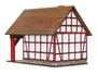 Holzbaukasten Fachwerk Schmiede Holzbausteine Modellhaus 91.9000-38