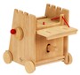 Ritterspielzeug gro�er Belagerungsturm Rammbock f�r Drewart Ritterburg Burg aus Holz 931-1001 