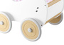 Wei�er Holzpuppenwagen Retro-Puppenwagen als Lauflernhilfe 95-001