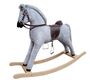Schaukelpferd Holzpferd Pl�schpferd in Schimmel grau Schaukeltier 96-114