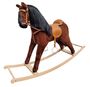 Hohes braunes Schaukelpferd f�r gr��ere Kinder 96-117