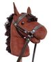 Steckenpferd Hobby Horsing Holzpferd Farbe Dunkel 96-332