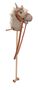 Steckenpferd mit Rad Holzpferd Hobby Horsing Farbe hell 96-333