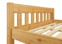 Einzelbett Bettrahmen 80x200 Massivholz Kieferbett natur Futonbett Kinderbett 60.38-08 M