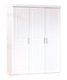 Kleiderschrank Magnus 3-t�rig Schlafzimmerschrank Massivholz Kiefer Weiss 99.20900115