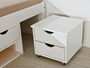 Funktionsbett Till 180x200 Massivholz Kiefer Wei� mit Bettkasten Nachttisch 99.20900180