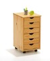 Rollcontainer B�rom�bel Massivholz Schreibtischzubeh�r 99.20900300 Nils