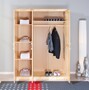 Kleiderschrank Pelle Schlafzimmerschrank 3-t�rig Kiefer natur 99.30500315