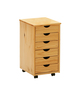 Rollcontainer B�rom�bel Massivholz Schreibtischzubeh�r 99.20900300 Nils