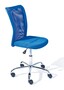 Schreibtischstuhl f�r Jugendzimmer Drehstuhl Bonnie blau 99.99803154