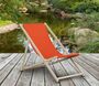 Buche-Liegestuhl, Gartenliege klappbar Strandstuhl Stofffarbe w�hlbar V-10-110