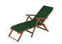 Deckchair, Balkonstuhl, klassische und robuste Balkonliege mit w�hlbarem Zubeh�r V-10-200