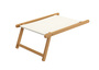 Liegestuhl-Zubeh�r Fu�teil helles Holz - Farbe w�hlbar V-10-300-360N
