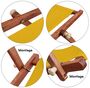 Liegestuhl-Zubeh�r Sonnendach dunkles Holz - Farbe w�hlbar V-10-300-361