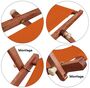 Liegestuhl-Zubeh�r Sonnendach dunkles Holz - Farbe w�hlbar V-10-300-361