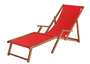 Liegestuhl XXL extra schwere Ausf�hrung Sonnenliege Holz Deckchair Massivholz Gartenm�bel V-10-500