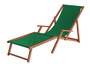 Liegestuhl XXL extra schwere Ausf�hrung Sonnenliege Holz Deckchair Massivholz Gartenm�bel V-10-500